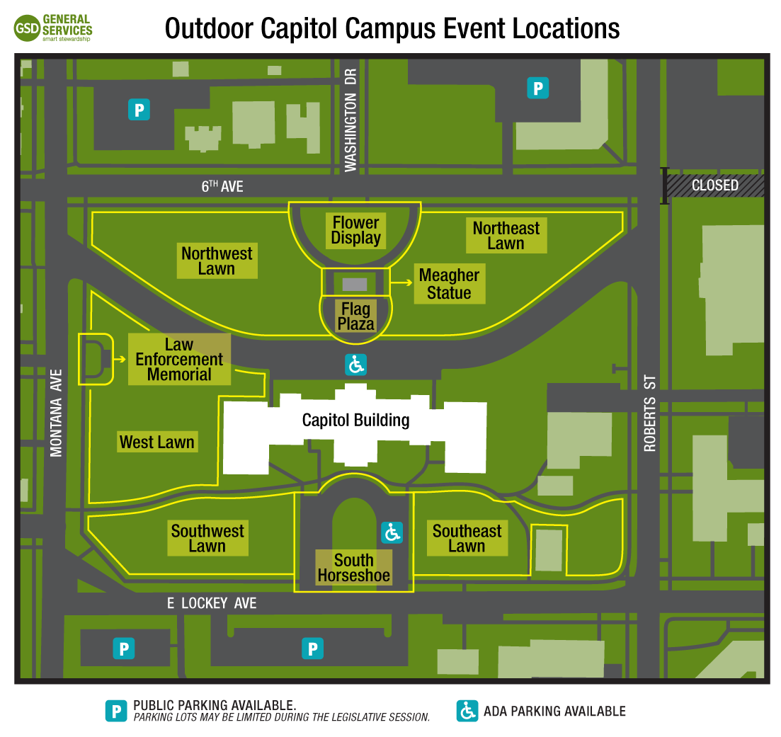 Capitol Outdoor Event Locations