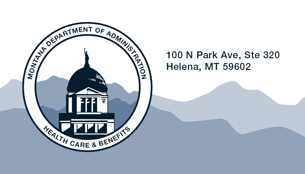 Business Card Template Montana Department of Administration Health Care and Benefits Division Option 4 Back