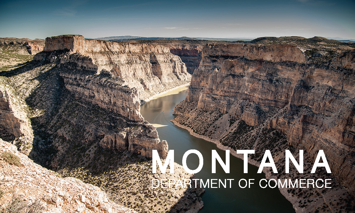 Business Card Template Montana Department of Commerce Bighorn Canyon