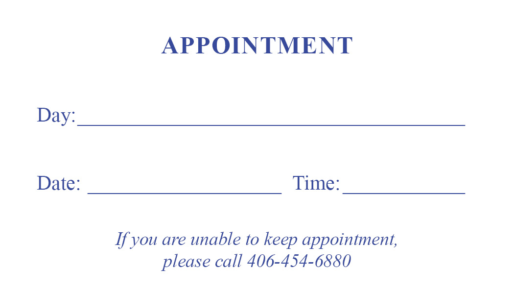 Business Card Template Montana 8th Judicial District Youth Court Option 2 Back