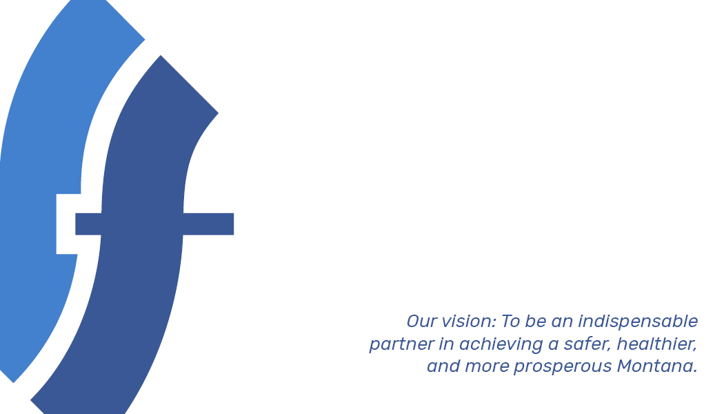 Business Card Template Montana State Fund Option 1 Front